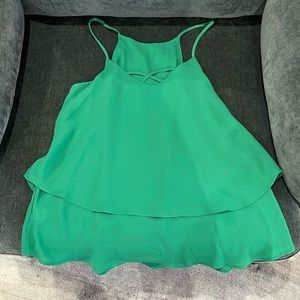 Green going out shirt